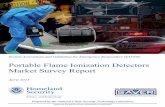 Portable Flame Ionization Detectors Market Survey …...Portable Flame Ionization Detectors Market Survey Report 1 1. INTRODUCTION Portable flame ionization detectors (FIDs) are used