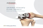 SIGMA Primary Knee Systemsynthes.vo.llnwd.net/o16/LLNWMB8/US Mobile/Synthes North...Balanced Surgical Technique SIGMA® Primary Knee System DePuy Synthes 5 Incision and Exposure For