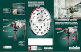 METABO SYSTEM SOLUTIONS Extremely robust …...P o l i s h i n g S l i t i n g S u c t i o n C h i s e l l i n g D r i l l i n g D r i v i n g N u t s & B o l t s C u t t i n g KHE