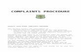 Complaints Procedure July 2012 - Greengate Junior School€¦  · Web viewHowever, we recognise that there may be an occasion when you are not entirely happy with an aspect of the