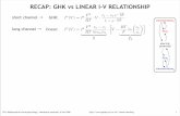 RECAP: GHK vs LINEAR I-V RELATIONSHIPlmate/teaching/3G2_2008/02_membpot...RECAP: GHK vs LINEAR I-V RELATIONSHIP 1 same current at • ← Nernst potential • ← Nernst-Planck eq