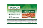 Grill kobasica Grill sausage - Naziv proizvoda / Article Grill kobasica doma¤â€a / Grill sausage domestic