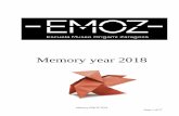 Memory year 2018 - emoz.esemoz.es/Memoria/Memory2018EMOZ.pdf · VOG (Vietnam Origami Group). From March to June, they will fill all the rooms . Memory EMOZ 2018 Page 4 of 27 of the
