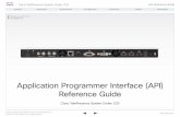Cisco TelePresence System Codec C20 API Reference Guide … · anchor Table of Contents Introduction ... Adding a startup script ..... 140 Cisco TelePresence Remote Control .....