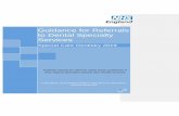Guidance for Referrals to Dental Specialty Services...Guidance for Referrals to Dental Specialties - Special Care Dentistry (SCD Adults) Contents The sections of this document have