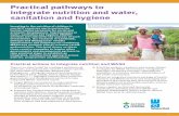 Practical pathways to integrate nutrition and water, …...National Nutrition Plan and the broader obligations to the achievement of the Sustainable Development Goals by 2030. Practical
