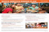 QUICK-SERVICE DINING PLAN · Make the most of your Disney Resort Hotel Package Plus Quick-Service Dining with this handy guide that outlines the details of what’s included and how