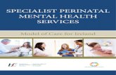 SPECIALIST PERINATAL MENTAL HEALTH SERVICES...1 Foreword It gives me great pleasure to present “Specialist Perinatal Mental Health Services: Model of Care for Ireland”. The Health