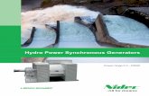 Hydro Power Synchronous Generators · Electric Power Generation 3 Product range overview A premium industrial & design expertise for your hydro projects. Design Our highly skilled