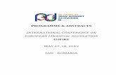 PROGRAMME & ABSTRACTSeufire.uaic.ro/wp-content/uploads/2019/05/program...Assoc. Prof. Ciprian PAUN, University B ș-Bolyai, ROMANIA The Application of GDPR in the Field of Financial