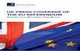 UK Press Coverage of the EU Referendum...Brexit bias is further accentuated, with 48% of all referendum . focused articles pro Leave and just 22% Remain. • Most newspapers adopted