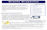 Granta Grapevinegrantamedicalpractices.co.uk/documents/Patient...Welcome to the first issue of the Granta Grapevine, our new bi-monthly newsletter for Granta patients. In this first
