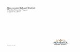 Kennewick School District · 2018-01-27 · Kennewick School District Statement of Revenues, Expenditures & Change In Fund Balance All Funds At August 31, 2017 General Fund Capital