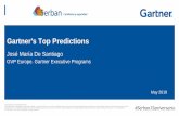 Gartner's Top Predictions - Serban · CONFIDENTIAL AND PROPRIETARY This presentation, including any supporting materials, is owned by Gartner, Inc. and/or its affiliates and is for