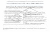 Advancing Equity and Diversity in Early Childhood Education · 2018-06-01 · Advancing Equity and Diversity in Early Childhood Education: A Position Statement of the National Association