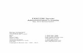 FAXCOM Server Administrator's Guide...Notice Information furnished by BISCOM, Inc. is believed to be accurate and reliable. However, no responsibility is assumed by BISCOM, Inc. for