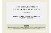 Final RTI Manuals-2011dect.assam.gov.in/sites/default/files/rti.pdfRTI Handbook of MGAHV 22 4 Norms set by the University to discharge its functions 15 23 5 Rules, Regulations, Instructions,