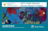 2017 Staff Stability Survey Report: Oregon...Stability Survey meets the obligations of such organizations under sections 2 and 3 of the ORS 443.400 to 443.455. Some residential training