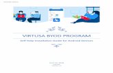 VIRTUSA byod program...1 Virtusa BYOD Program The Virtusa BYOD (Bring Your Own Device) program allows all Virtusa employees to access corporate data and applications from Apple and