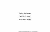Color Printers (M109-EU/AA) Parts Catalog Catalog/Aficio SP C730DN.pdfNumber Part Name Group ID