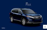 Pilot - Honda Canada Inc. · And the Pilot is a multitasker loaded with sophisticated tech features designed to get you on your way, without losing your way. With Apple CarPlay ™1,2