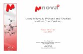 Using Mnova to Process and Analyze NMR on Your Desktop · ChemSketch, and paste to Mnova, or open a .mol or a .sdf file Choose an option from the Predict menu Tips: 1. Choose Molecules