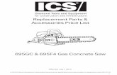 Replacement Parts & Accessories Price List...2016 ICS, Blount International Inc. Supersedes all previous pricing. Specifications and pricing are subect to change without notice. REV101316