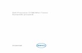 Dell Precision T1700 Mini-Tower Korisnički priruਁഀ渀椀 · MS-DOS ®, Windows Vista® i ... kada ste isključili operativni sistem, pritisnite i zadržite taster za napajanje