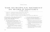THE EUROPEAN MOMENT IN WORLD HISTORY - Ajadafajadaf.weebly.com/uploads/8/8/9/8/8898791/strayer_irm_ch16.pdf · III. Countering Eurocentrism [five answers to the problem of European