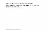 Standards-Based IEP Sample Measurable Goalsas the other set, using the concept of one-to-one correspondence in 8 out of 10 trials. ... Virginia Department of Education 2019 5 Measurable