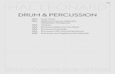 › bin › CatClassicalPerccatalog... · 459 HAL LEONARD2019-04-15 · drum & percussion HAL LEONARD 2012-2013 CLASSICAL muSIC CATALOG 460 Snare Drum 460 mallet Instruments (marimba,