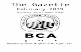 Bca gazette - Braille Chess Association · Web viewIt's designed to help BCA members meet the costs of entering mainstream congresses such as travel and accommodation expenses, or