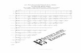 Flauto Oboe (opt.) Clarinetto in Sib I Clarinetto in Sib 2 ......Sax contralto 12 Sax tenore Sax baritono Tromba in Si 12 Corno in Fa Trombone Euphonium Bassi Timpani (opt.) Glockenspiel