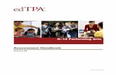 K–12 Performing Artsceit.liu.edu/Certification/EdTPA/2018/edtpa-pfa-handbook 2018.pdf · form field. Introduction to edTPA K–12 Performing Arts . Purpose . The purpose of edTPA