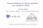 › ~fbach › INRIA_summer_school_2011... · Kernel methods & sparse methods for computer vision2011-07-25 · Kernel methods & sparse methods for computer vision Francis Bach Sierra
