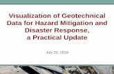 Visualization of Geotechnical Data for Hazard Mitigation and Disaster Response…onlinepubs.trb.org/onlinepubs/webinars/160720.pdf · Visualization of Geotechnical Data for Hazard
