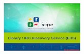 Library / IRC Discovery Service (EDS)cbid.icipe.org/apps/library/sites/default/files/2017-12/icipe IRC EDS_1.pdf · Off Campus Access - EZproxy To access icipe resources from outside