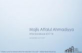 Majlis Atfalul Ahmadiyya...Majlis Atfalul Ahmadiyya Atfal Handbook 2017-18 Last updated: Jan 10, 2017 “A Nation cannot be reformed without the reformation of its youth”- Hadhrat