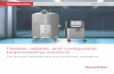 Flexible, reliable, and configurable bioprocessing solutionsassets.thermofisher.com/TFS-Assets/BPD/brochures/flexible-bio... · integrated with any single-use bioreactor such as the