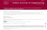 ANALYSIS ARTICLE Indian Journal of Engineering · properties (i.e. Fracture Toughness, Tensile Strength, Hardness) increased as compared to that cast in sand mould. Also, the Indian