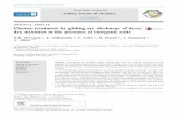 Plasma treatment by gliding arc discharge of dyes/dye mixtures in … · 2017-03-02 · degradation of an anthraquinone dye Alizarin red S (ARS), an azo dye Orange G (OG) and their
