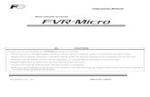 Instruction Manual New simple Inverter · Instruction Manual New simple Inverter CAUTION Thanks you for purchasing our FVR-Micro series of inverters. - The product is a changed speed