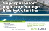 Superpulsator high-rate sludge blanket clarifier...combines inclined-plate settling, ... clarification and sludge collection into one compact system. the sludge blanket process VACUUM