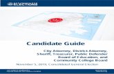 Candidate Guide: City Attorney, District Attorney, Sheriff ... · This candidate guide has been prepared by the San Francisco Department of Elections (the Department) to assist ...
