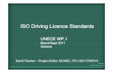 ISO Driving LicenceLicenceStandardsStandards · 2011-09-07 · Purpose of the presentation •Background o Integrity of current IDP o Div ee ge ce de o o d g ce ce codes rge n ce