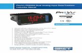 ProVu PD6262 Dual Analog Input Rate/Totalizer Instruction ...PROVU PD6262 Dual Analog Input Rate/Totalizer Instruction Manual 2 Disclaimer The information contained in this document