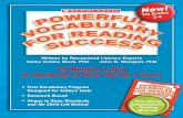 15 Minutes a Day to Hundreds of New Words a Year!teacher.scholastic.com/products/powerfulvocabulary/... · Powerful Vocabulary for Reading Successcombines teacher-directed instruction—including