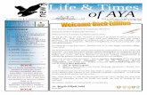Life & Times of AYA Newsletter 1 August 2009.pdfLife & Times of AYA Dear Parents, Staff, Students & Community-Members: ... Assalam-o-Alaikum wa Ramadan Karim ... in the Tariweeh prayer.
