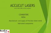 ACCUCUT lasers Coimbatore india INDIA Manufacture and supply of Precision sheet metal fabricated components.