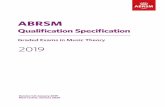 ABRSM Exam Regulations - es.abrsm.org · ABRSM’s mission is to inspire musical achievement. We do this in partnership with four Royal Schools of Music: Royal Academy of Music, Royal